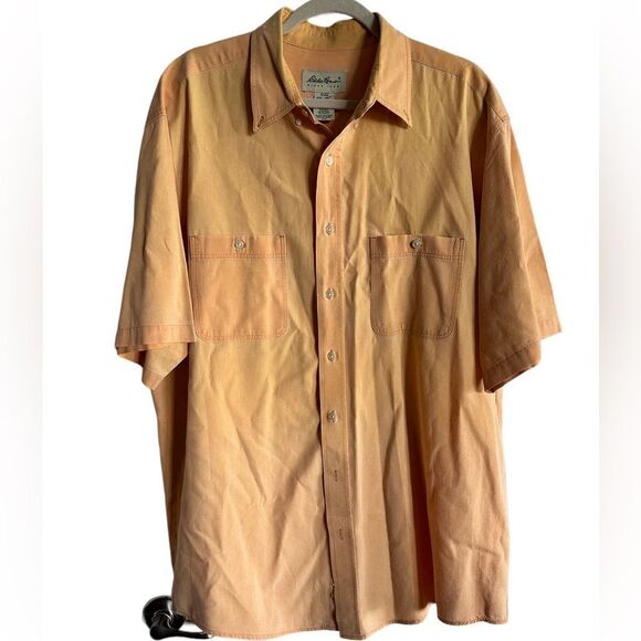 EUC Eddie Bauer Mens Long Sleeve Button Up Shirt with Pockets - Size Large - Picture 2 of 6